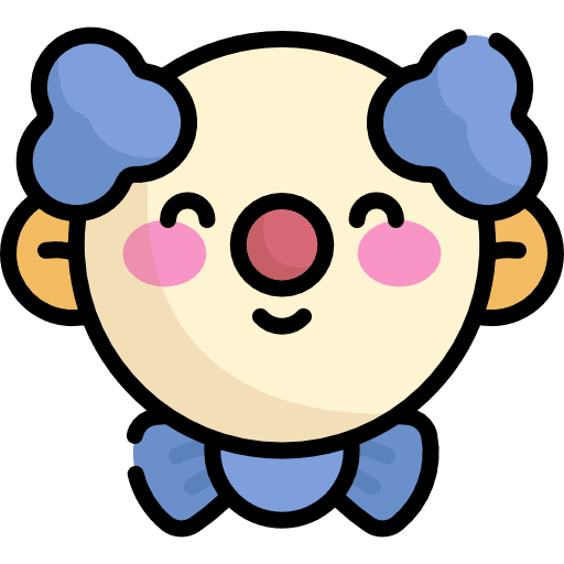 Clown avatar professions and jobs clown icon