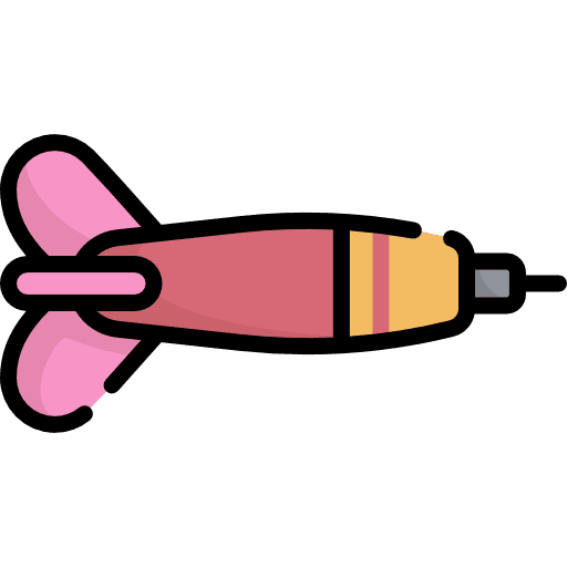 Dart hobbies and free time gaming sports and competition icon