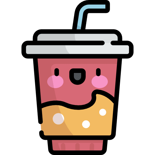 Drink glass soda pop light icon