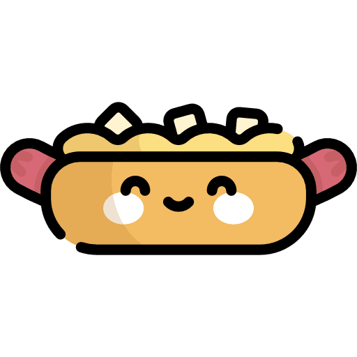 Hot dog junk food food and restaurant food icon