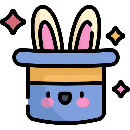 Magic hat animal hat rabbit icon