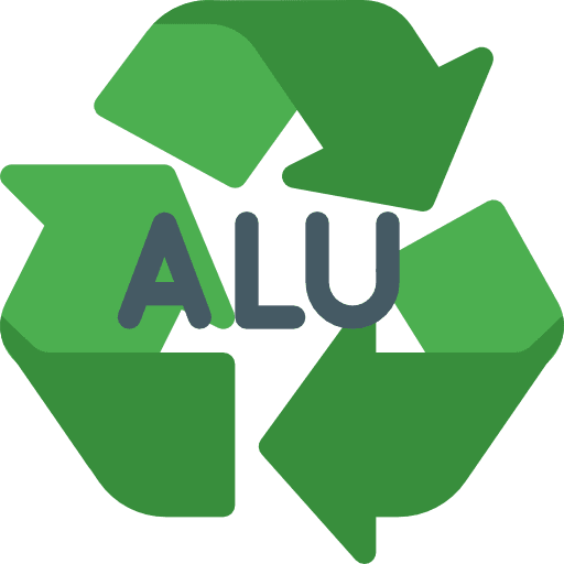 Aluminum ecology and environment garbage trash icon