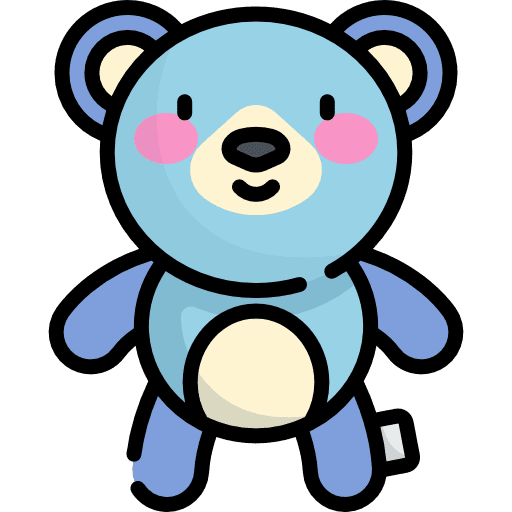 Bear puppet animal childhood icon