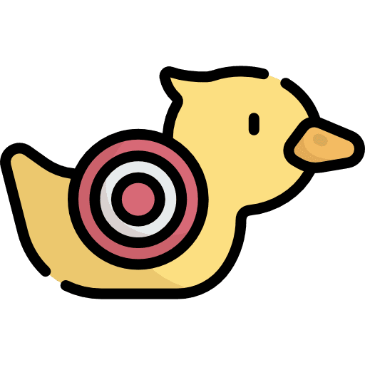 Shoot duck circular target interface shooting icon