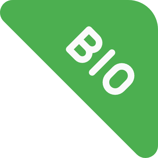 Bio ecology and environment label organic icon