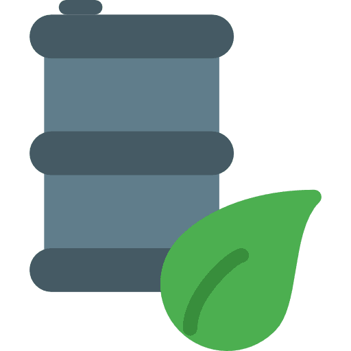 Bio ecology bio mass waste icon