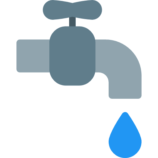 Tap water tools and utensils nature tap icon