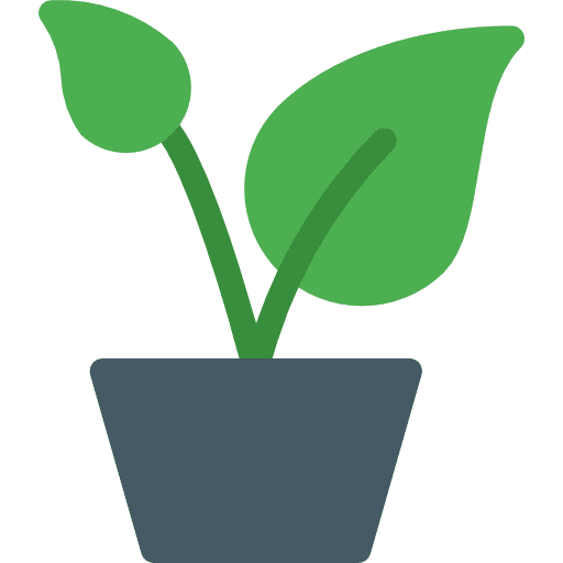 Plant botanical leaves plant icon