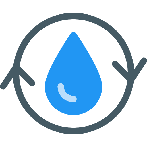 Recycle water recycle cycle water icon