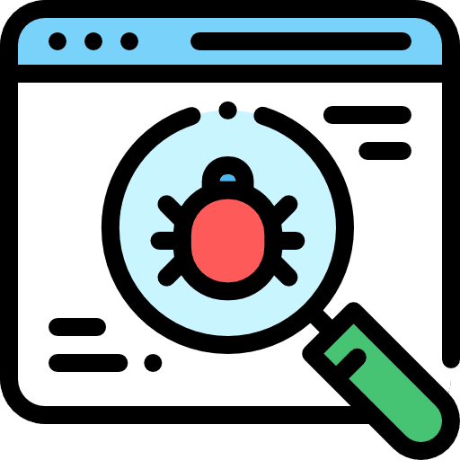 Bug browser malware ui icon