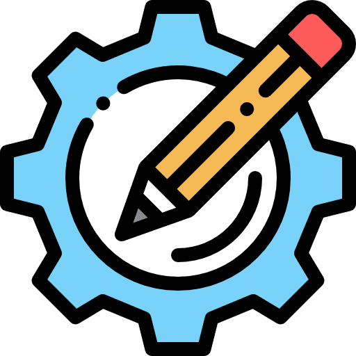 Optimization settings pencil ui icon