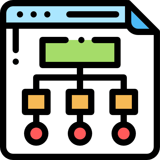 Sitemap website maps and location seo sem icon