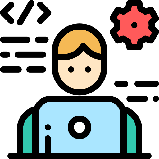 User laptop computer user icon