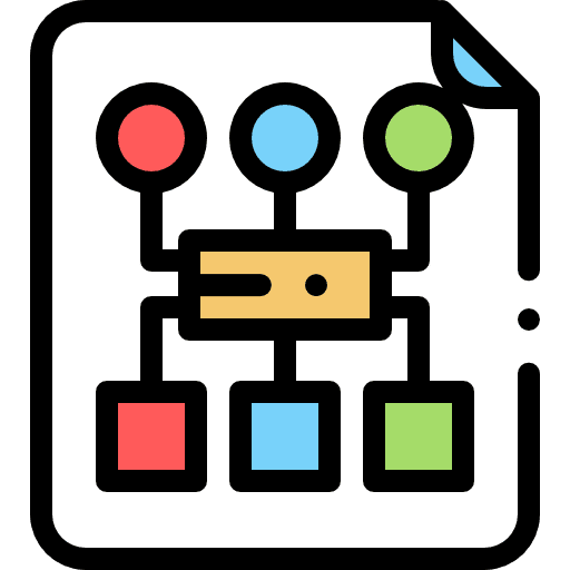 Algorithm programming language education electronics icon
