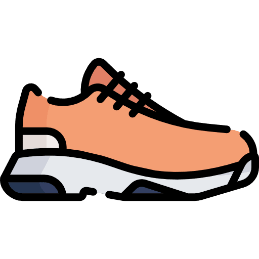 Running shoe running sports running shoe icon