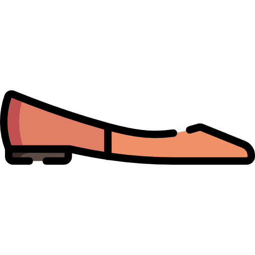 Ballerina ballerina fashion shoe icon