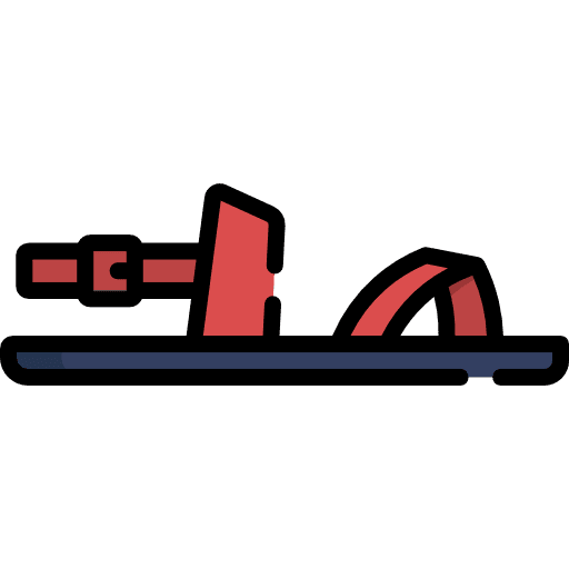 Sandals slippers sandals footwear icon