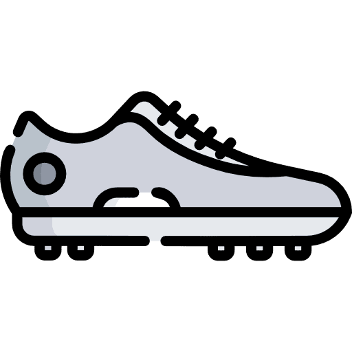 Soccer shoe sportive footwear clothes icon