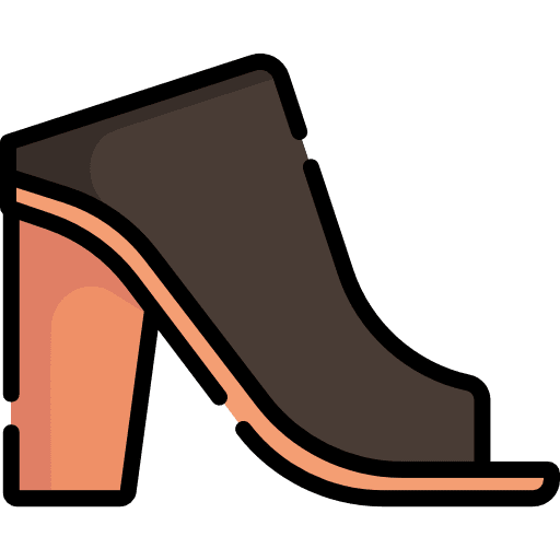 High heel elegant shoes high heel icon
