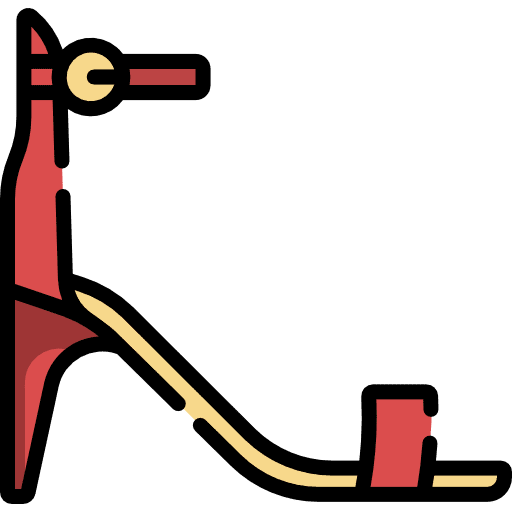 High heel high heel elegant shoes icon