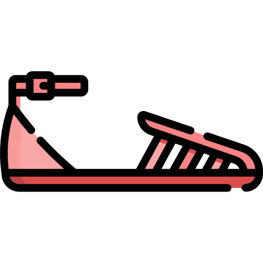 Sandals flip flop shoes slipper icon