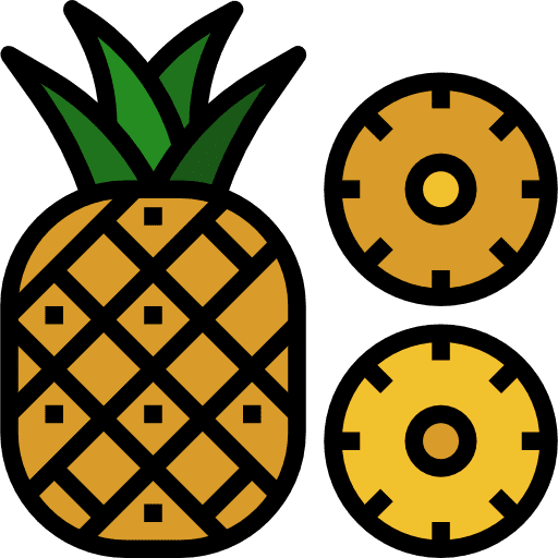 Pineapple food and restaurant healthy food pineapple icon