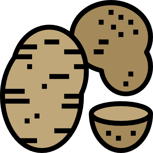 Potato potato diet vegetables icon