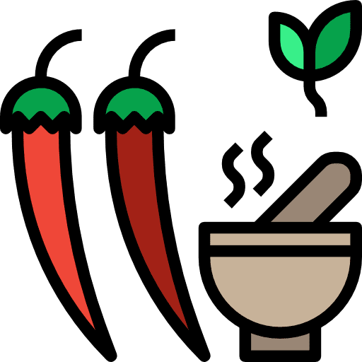 Chili chili organic nutrition icon