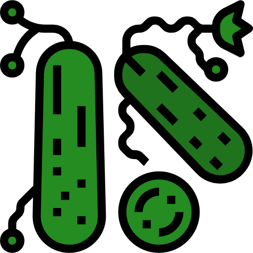 Cucumbers food and restaurant diet cucumbers icon