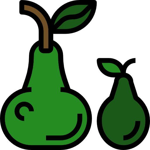 Pear fruit pear nutrition icon