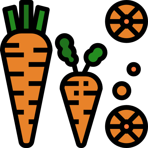 Carrot nutrition carrot food and restaurant icon