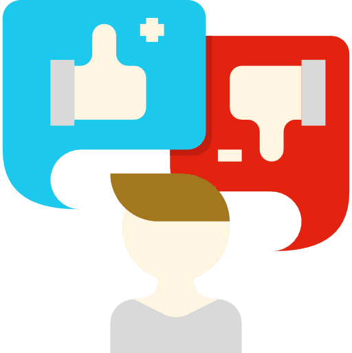 Feedback communications customer social media icon