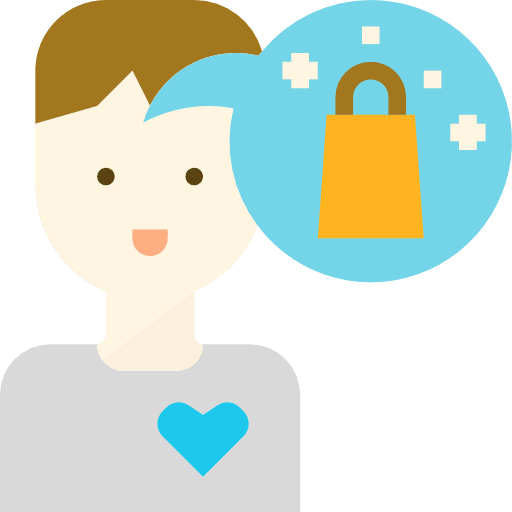 Customer communications emotional padlock icon