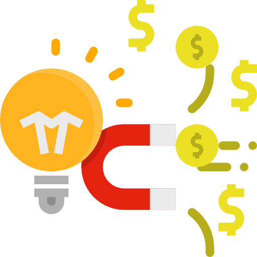 Idea currency networking intelligence icon