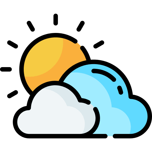Cloud cloudy sun sunny icon