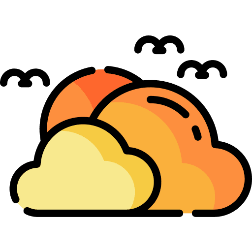 Dawn sun weather sunrise icon