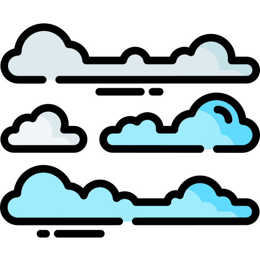 Stratus clouds sky cloud computing icon