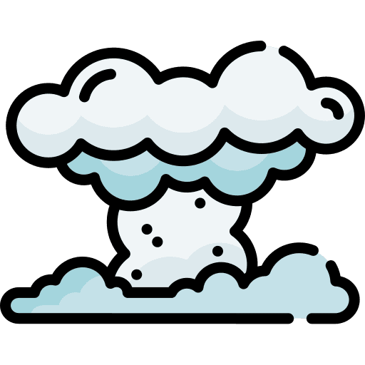Cumulonimbus sky cloud weather icon