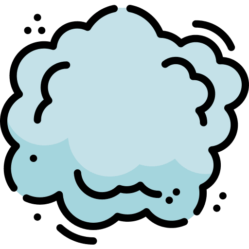 Nimbostratus cloudy cloud meteorology icon