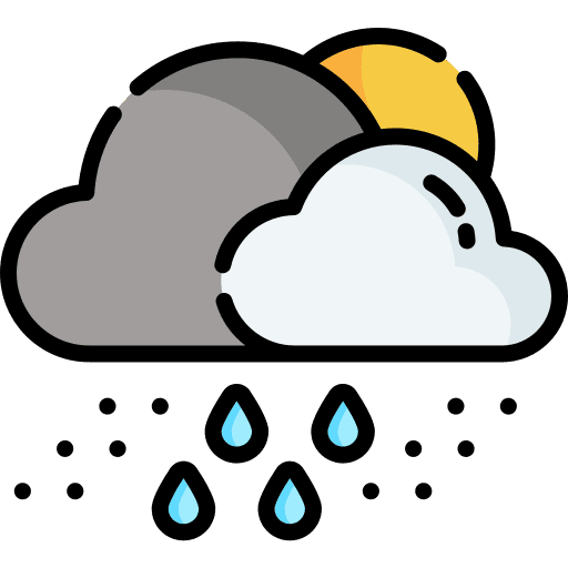 Rain storm sky weather icon
