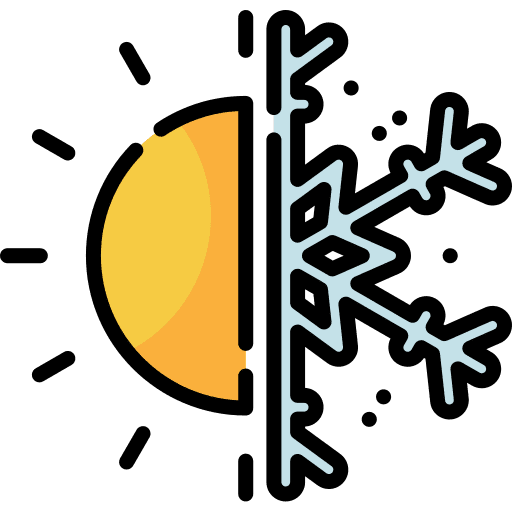 Weather nature christmas snow icon