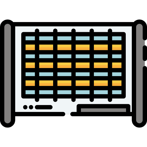 Heater furniture and household climate weather icon