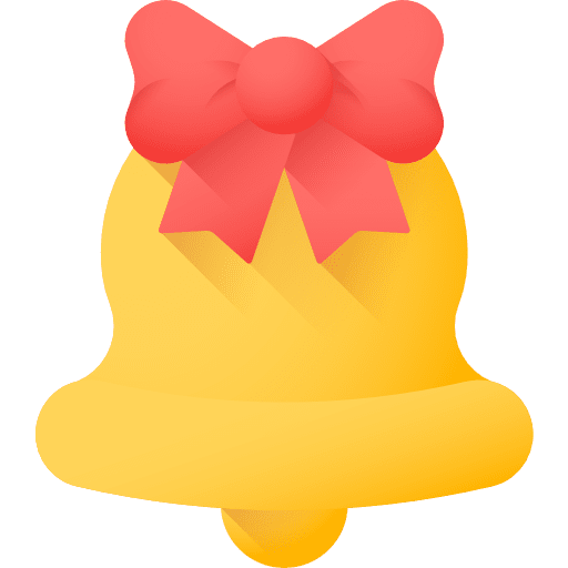 Bell december music and multimedia bell icon