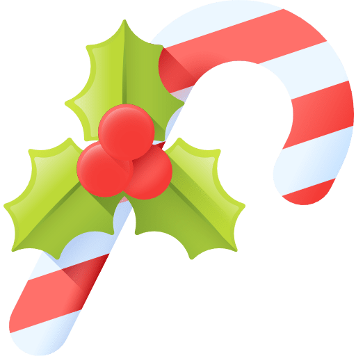 Candy cane candy dessert food icon