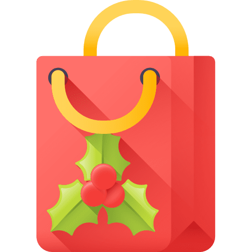 Shopping bag christmas shopping shopping bag icon