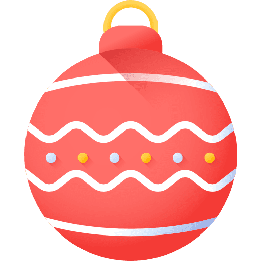 Bauble ornament decoration star icon