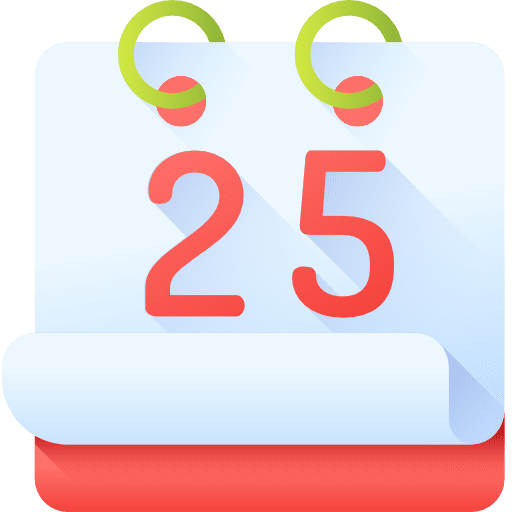 Christmas day date appointment christmas day icon