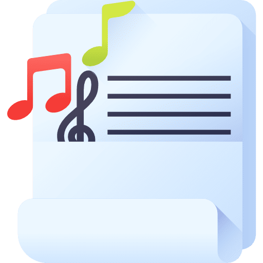 Music sheet music score music sheet icon
