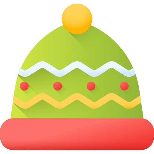 Winter hat warm fashion hat icon