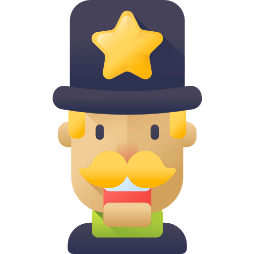 Nutcracker toy kid and baby decoration icon